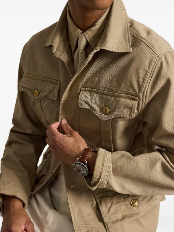 Polo Ralph Lauren Crestwood Utility Cotton Jacket | Neutrals