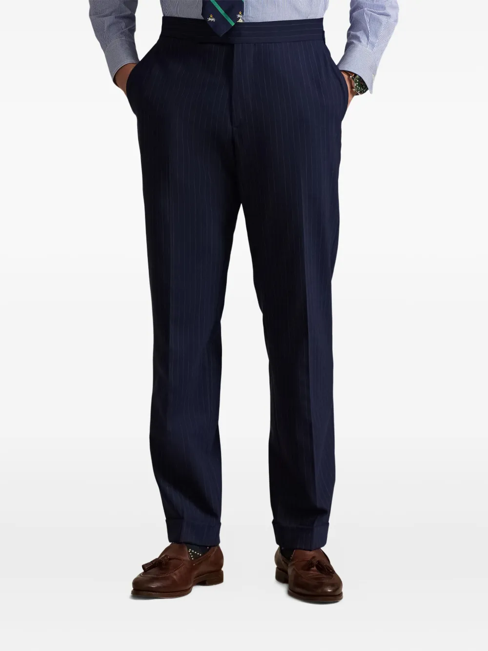 Polo Ralph Lauren Chester broek met krijtstreep Blauw