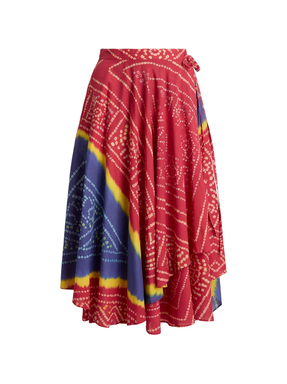Polo Ralph Lauren Gonna midi con stampa - Rosso