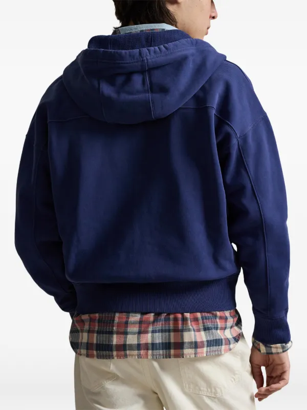 Polo Ralph Lauren zip-up Hoodie | Blue | FARFETCH