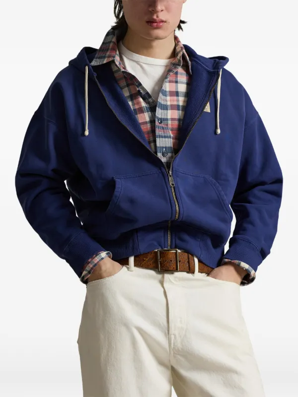 Polo Ralph Lauren zip-up Hoodie | Blue | FARFETCH