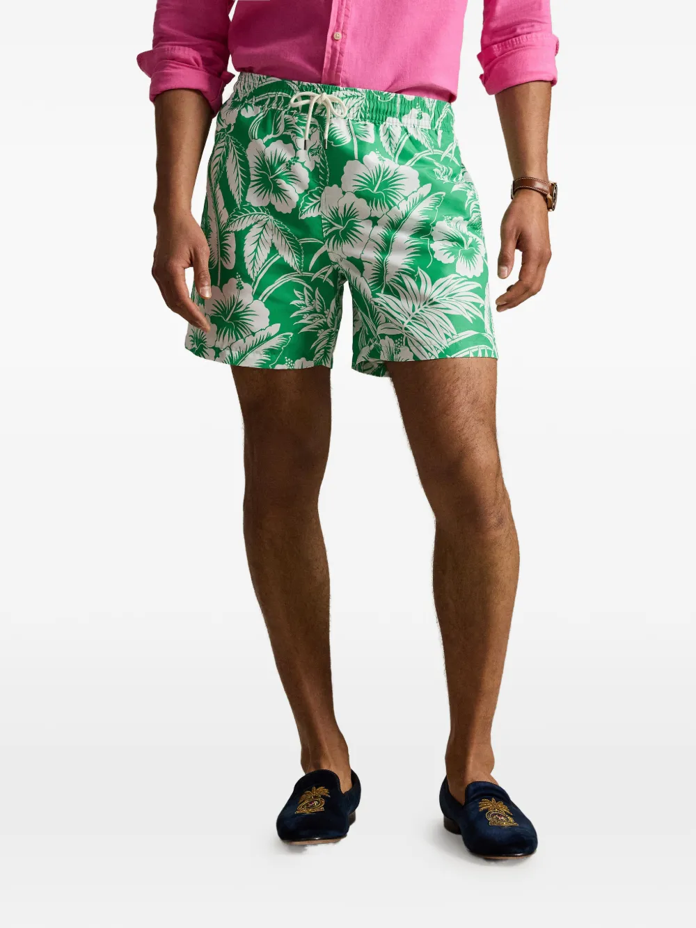 Polo Ralph Lauren Zwembroek met bloemenprint Groen
