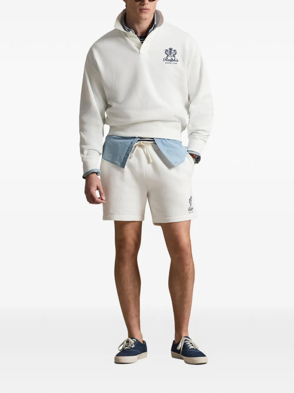 Polo Ralph Lauren Poloshirt met lange mouwen Beige