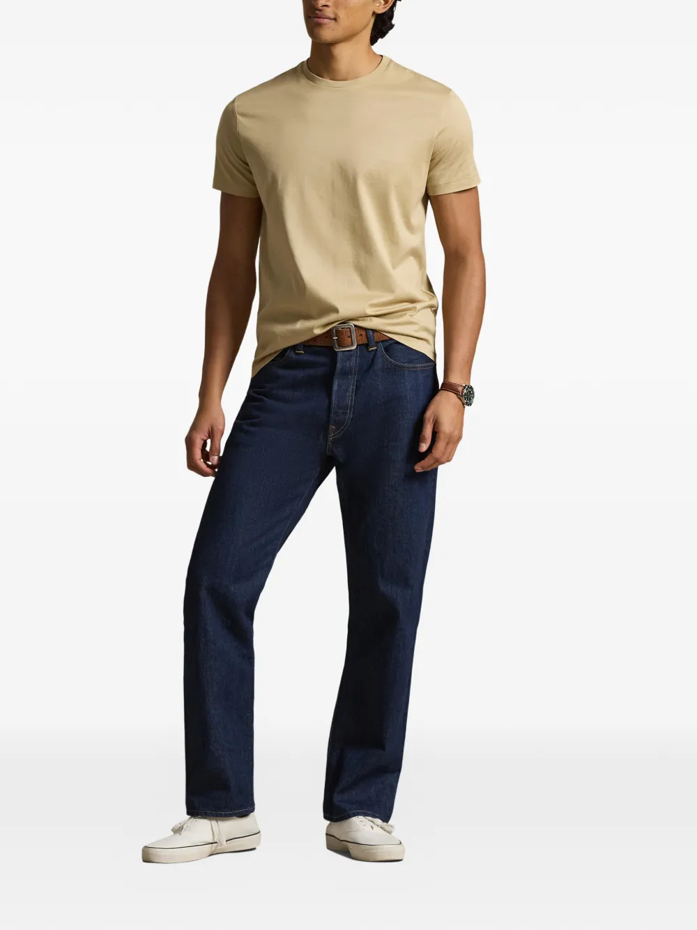 Polo Ralph Lauren T-shirt met ronde hals Beige