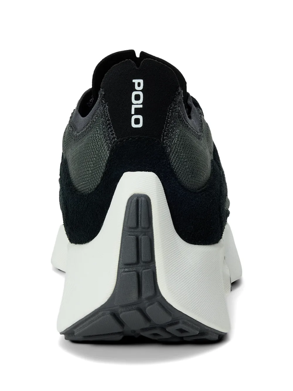 Polo Ralph Lauren Boerum sneakers met suède vlakken Zwart