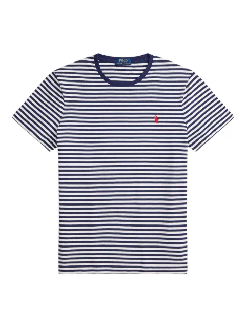 Polo Ralph Lauren playera de jersey bordada a rayas
