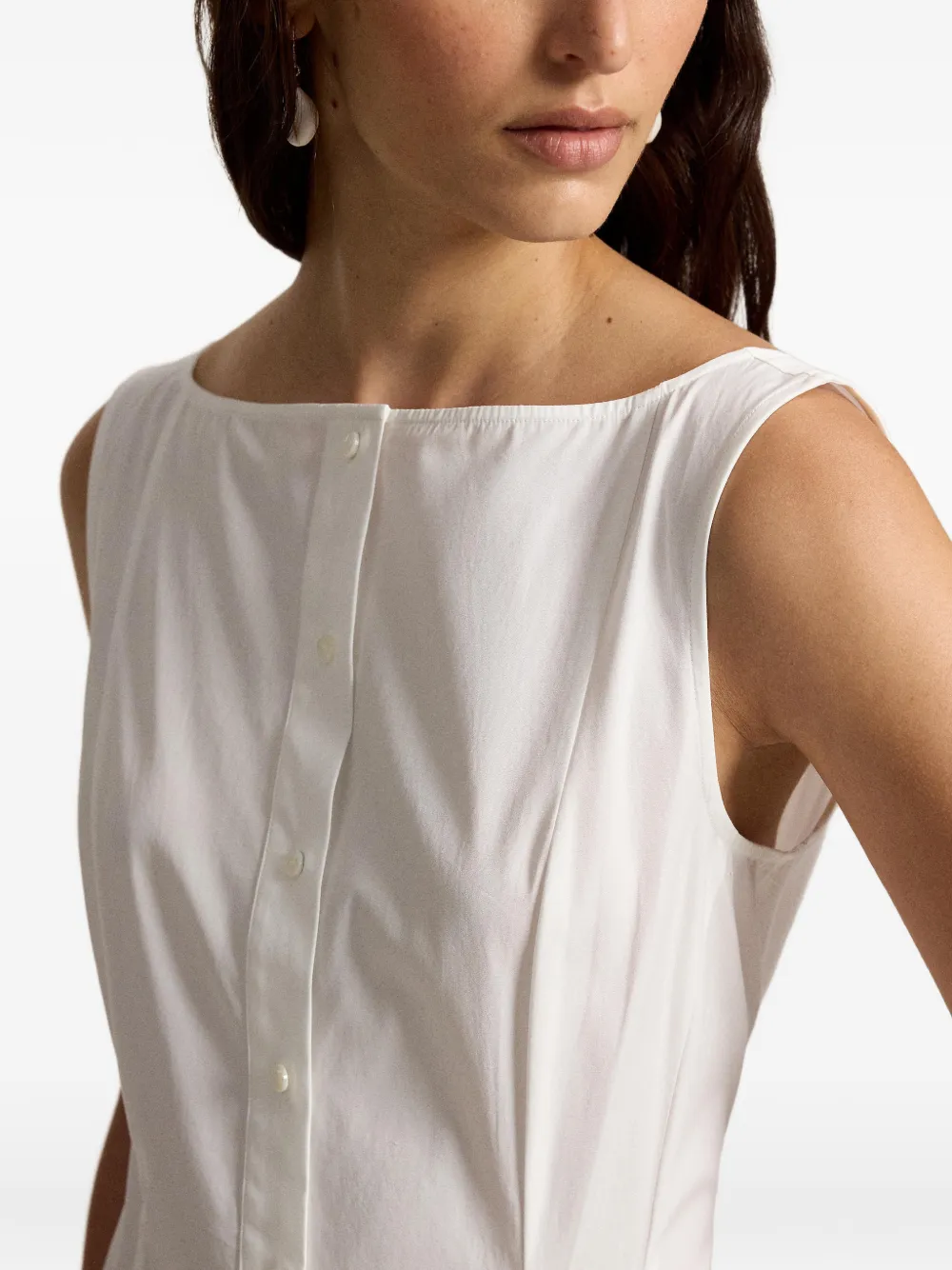 button-up midi dress