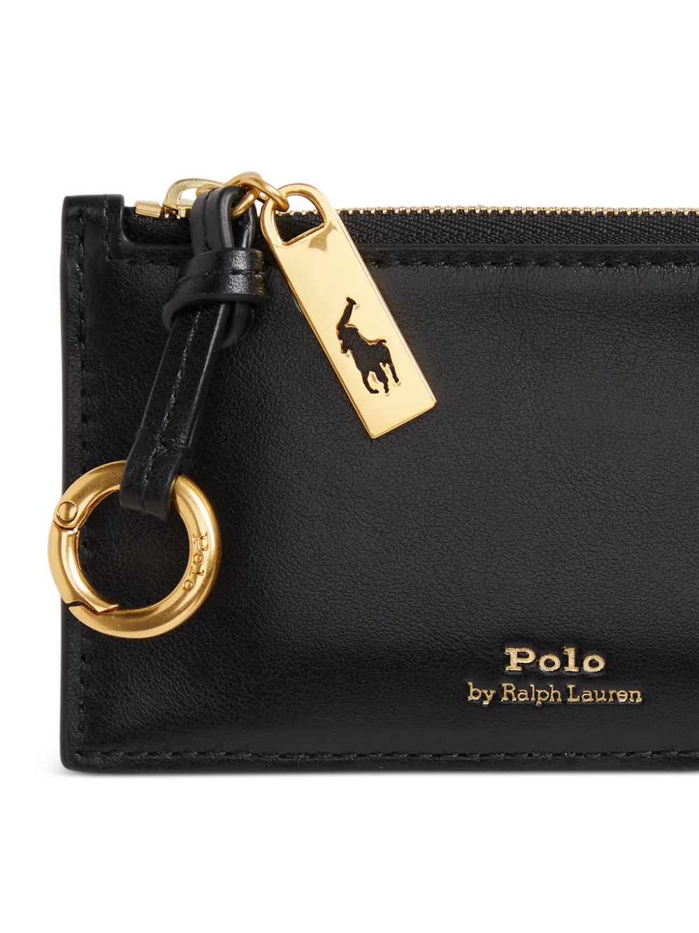 Polo Ralph Lauren Polo ID leren portemonnee Zwart