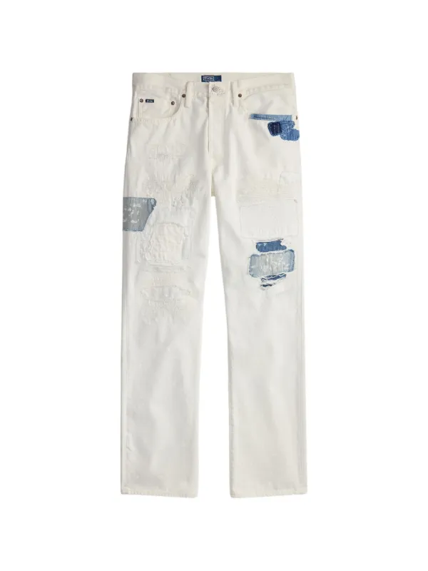Polo Ralph Lauren Heritage パッチワーク ジーンズ | ホワイト