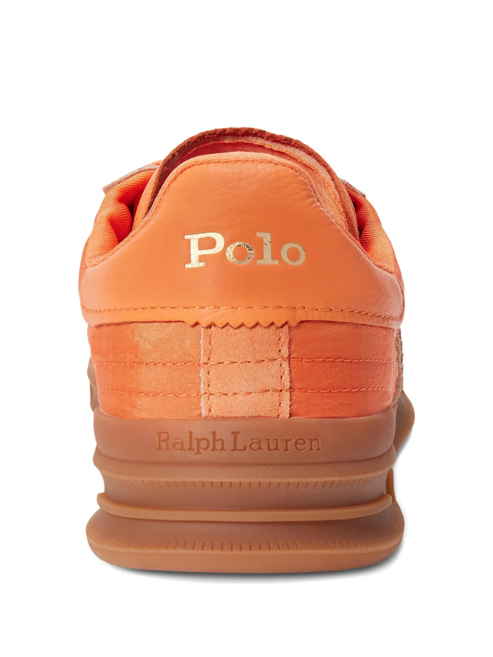 Polo Ralph Lauren Heritage Area suède sneakers Oranje