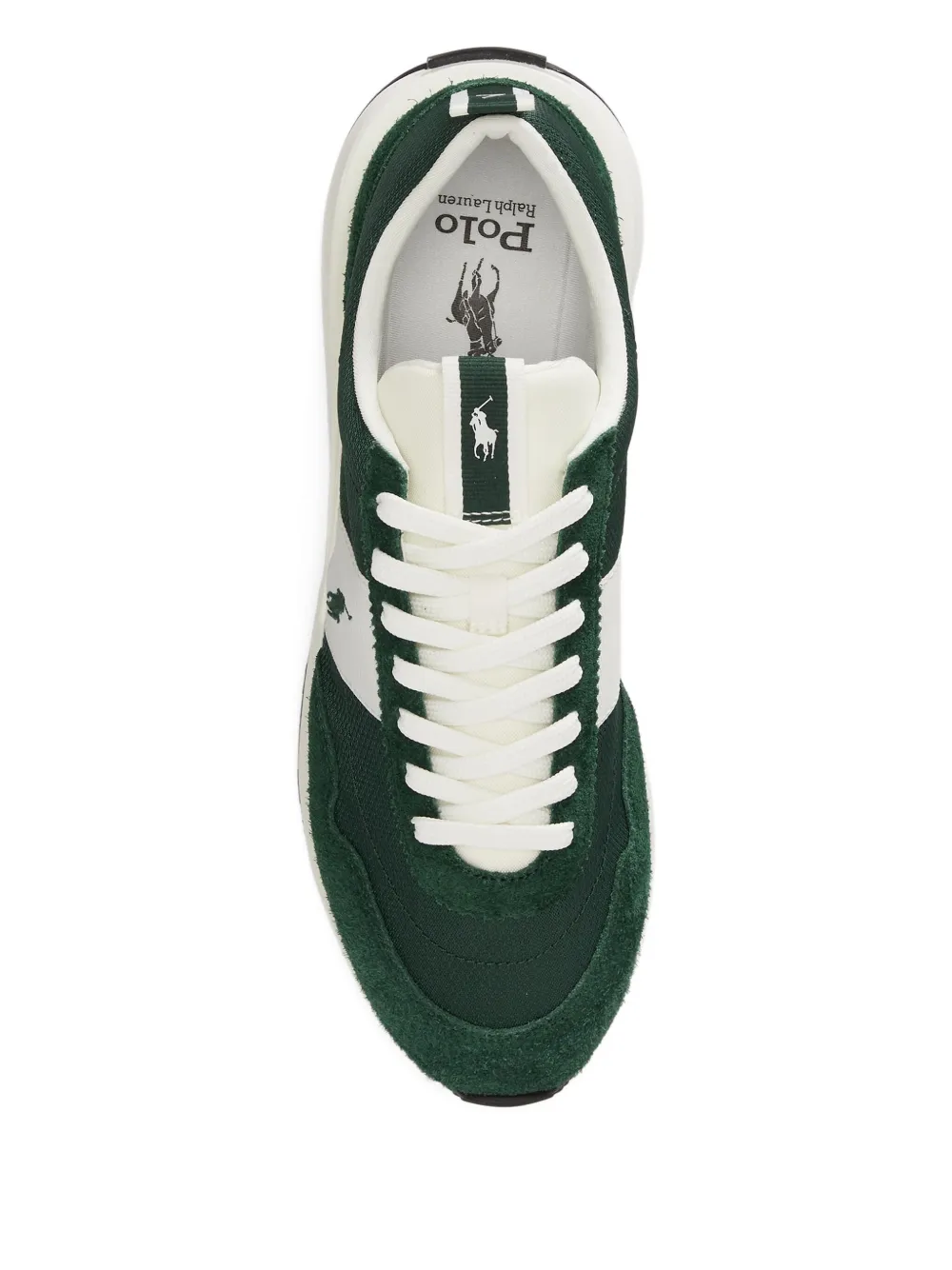 Polo Ralph Lauren Train 89 sneakers met logostreep Groen