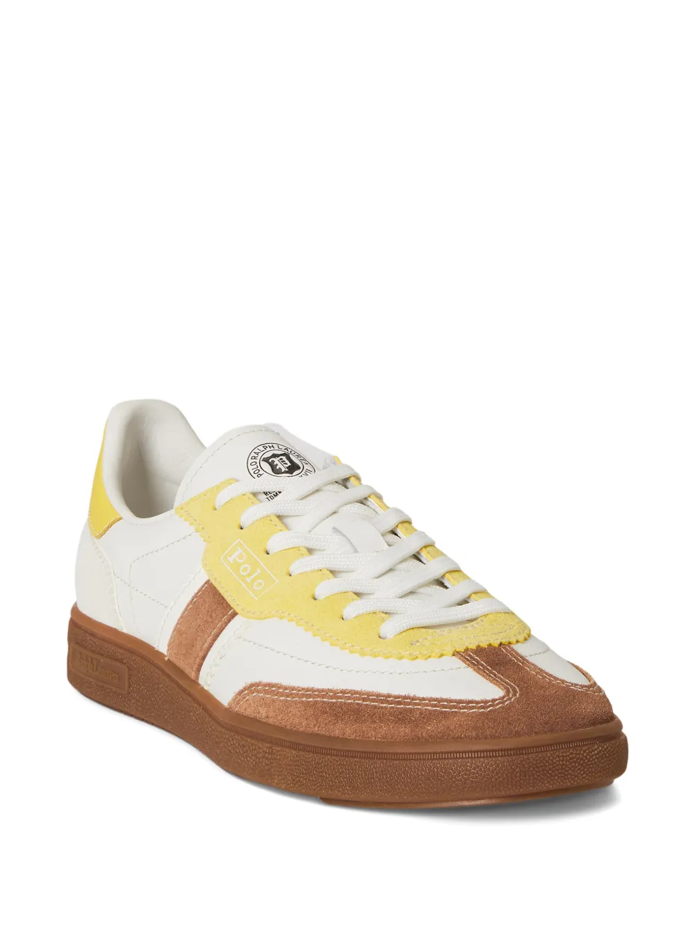 Polo Ralph Lauren Side Stripes Bedford Trainers In Multi