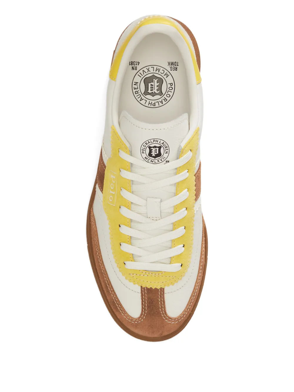 Polo Ralph Lauren Side Stripes Bedford Trainers In Multi