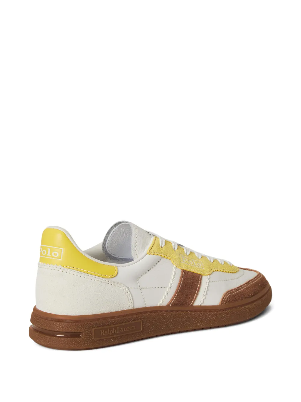Polo Ralph Lauren Side Stripes Bedford Trainers In Multi