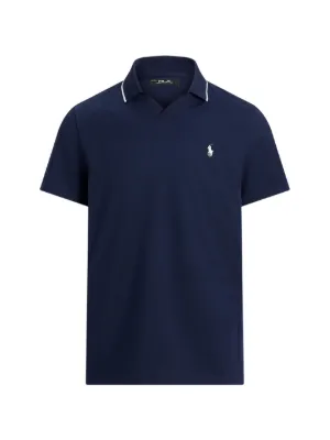 Polo Ralph Lauren Ribbed short-sleeves T-shirt | Blue | FARFETCH CA