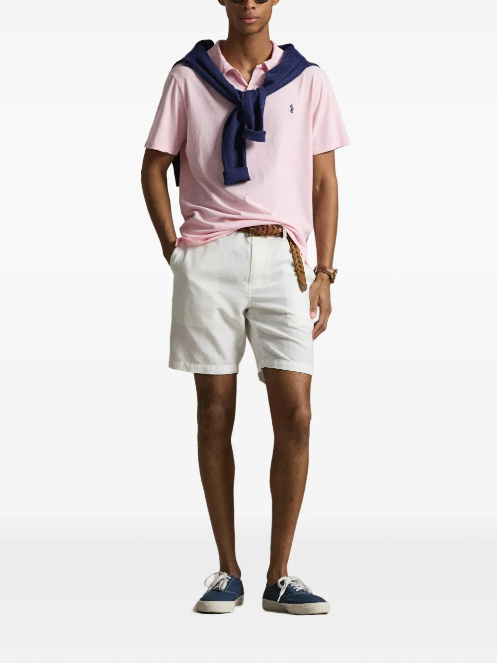Polo Ralph Lauren T-shirt met geborduurd logo Roze