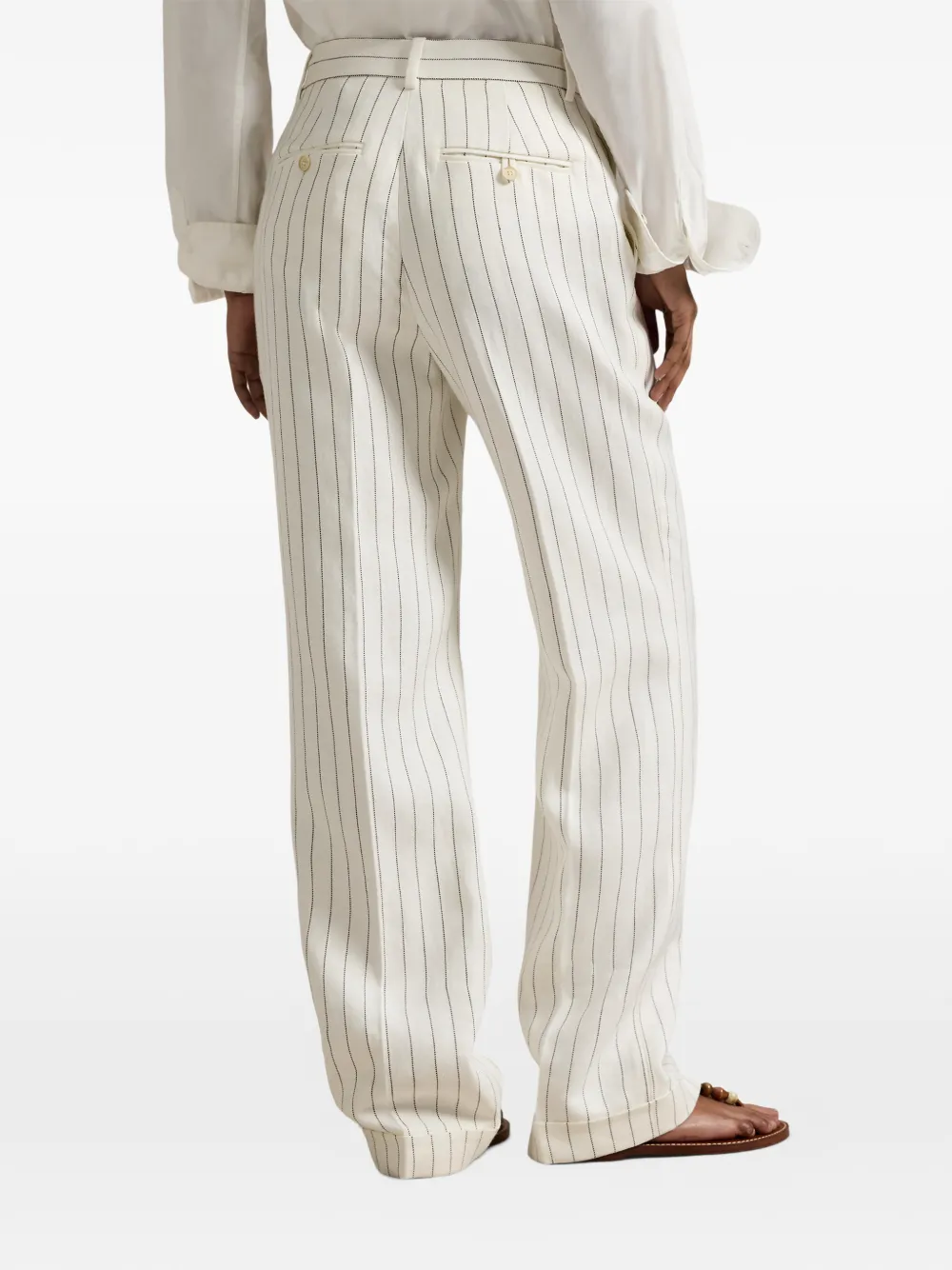 Polo Ralph Lauren Gestreepte broek Wit