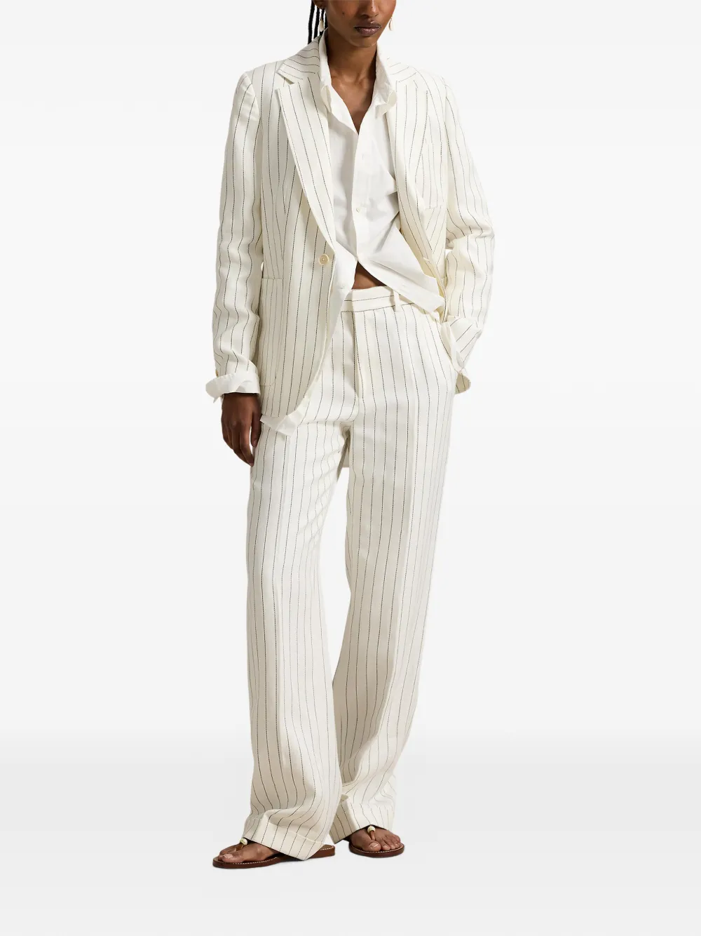 Polo Ralph Lauren Gestreepte broek Wit