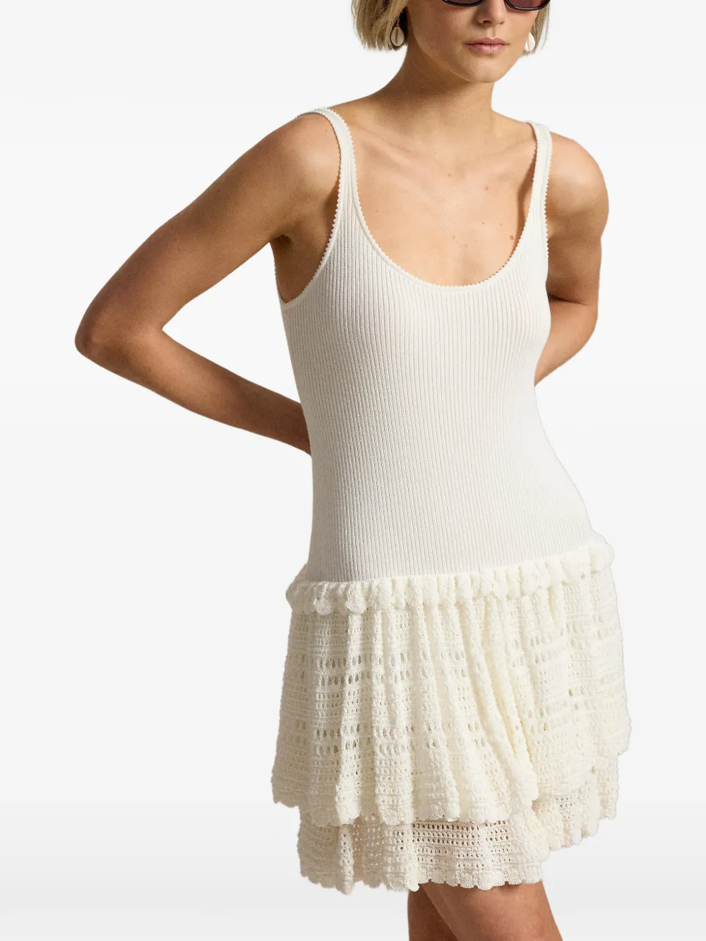 Polo Ralph Lauren Gelaagde jurk Beige