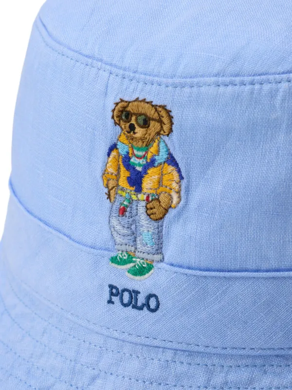 Polo Ralph Lauren Loft ポロベア バケットハット | ブルー | FARFETCH JP
