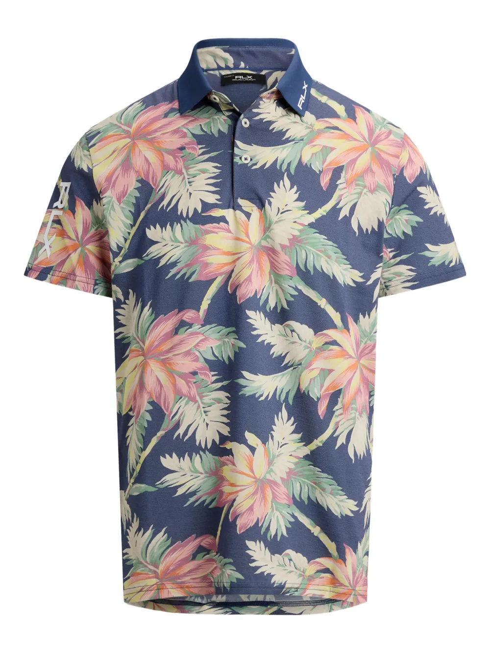 RLX Ralph Lauren Poloshirt mit Blumen-Print - Blau