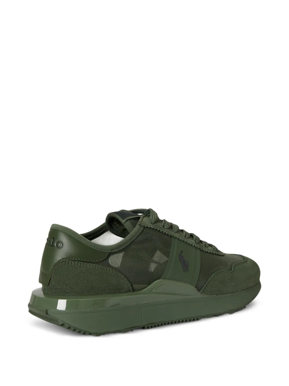 Polo Ralph Lauren Mesh suède Train 89 sneakers Groen