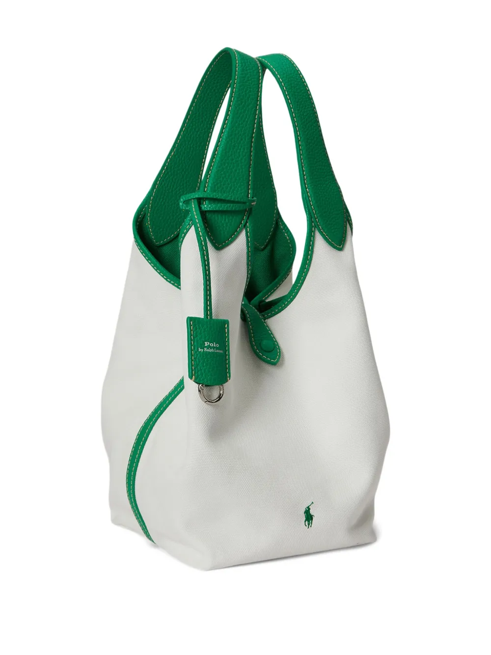 Polo Ralph Lauren Canvas Tote Bag In White