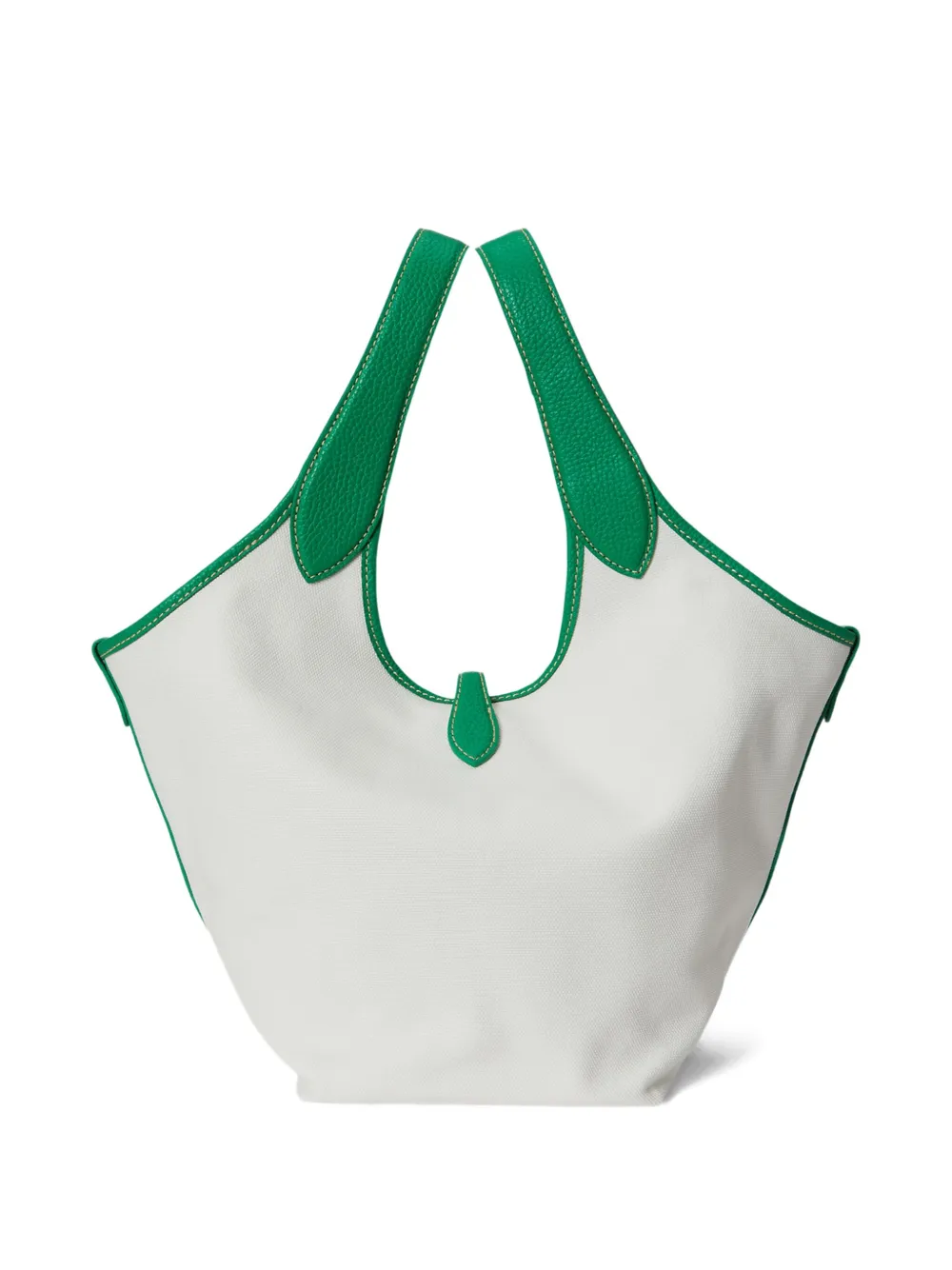 Polo Ralph Lauren Canvas Tote Bag In White