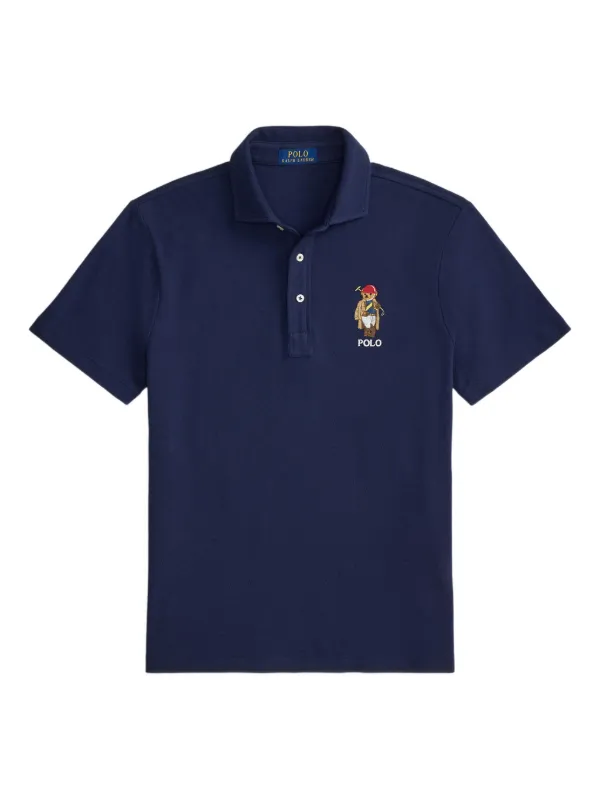 Polo Ralph Lauren Camisa Polo Polo Bear | Azul | FARFETCH BR