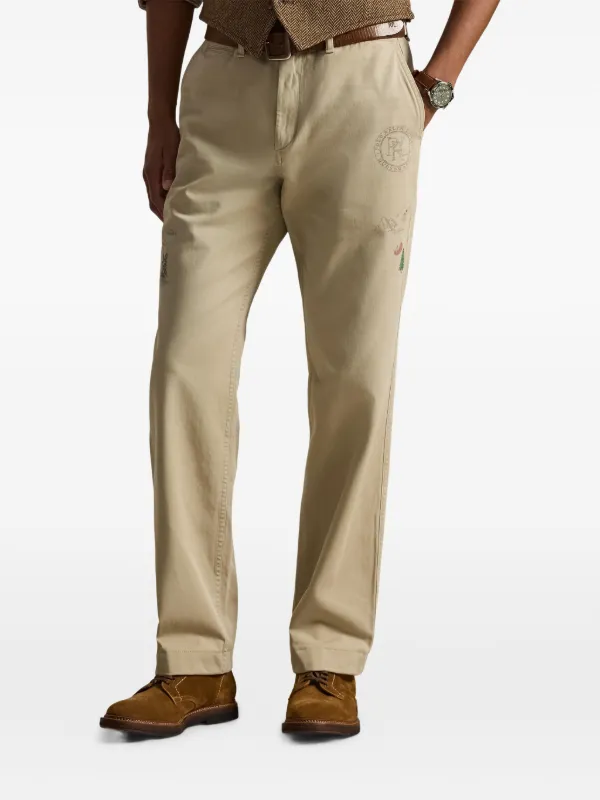 Polo Ralph Lauren グラフィック チノパンツ | ニュートラル | FARFETCH JP