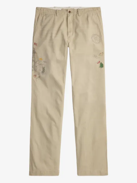 Polo Ralph Lauren pantalones chinos con estampado gráfico