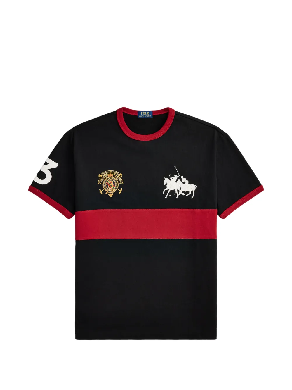 Polo Ralph Lauren logo-embroidered T-shirt - Nero