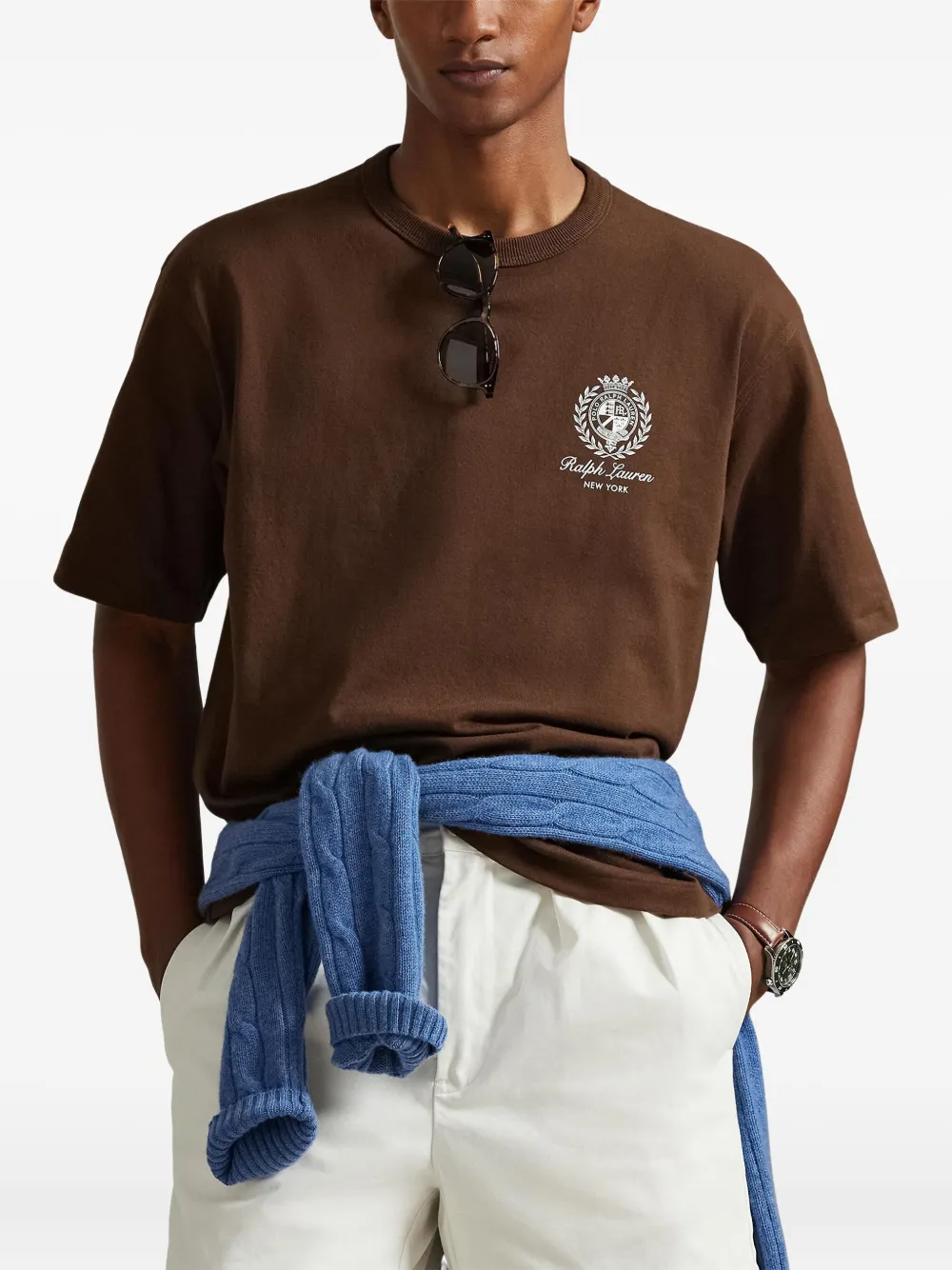 Polo Ralph Lauren Katoenen T-shirt Bruin