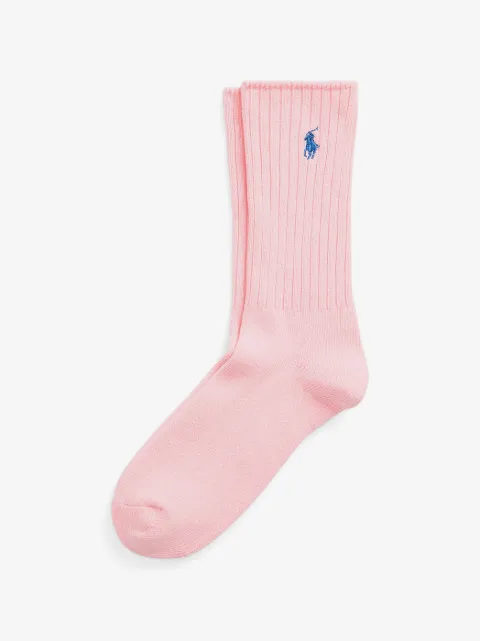 Polo Ralph Lauren embroidered ribbed socks