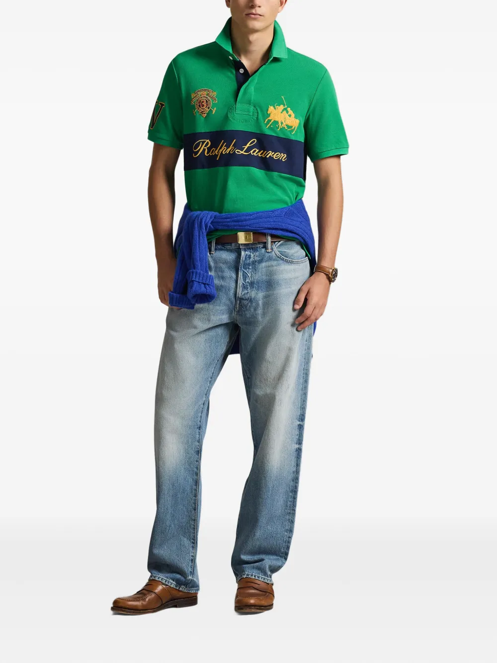 Polo Ralph Lauren Poloshirt met borduurwerk Groen