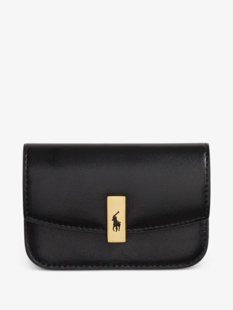 Polo Ralph Lauren cartera de piel con placa del logo