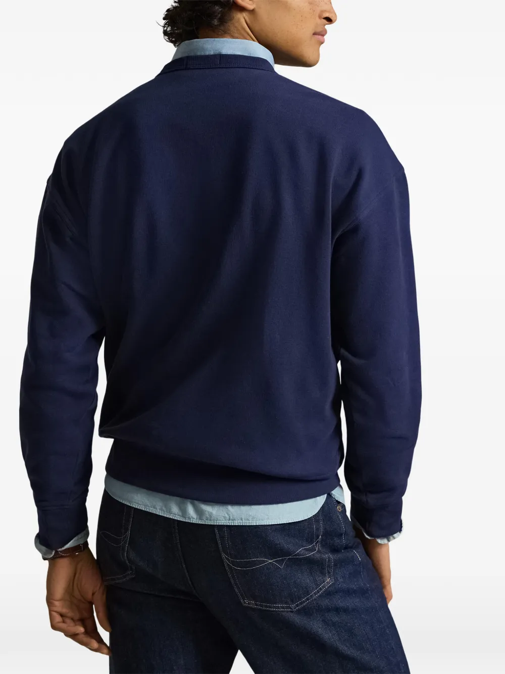 Polo Ralph Lauren Ruimvallende sweater met grafische print Blauw