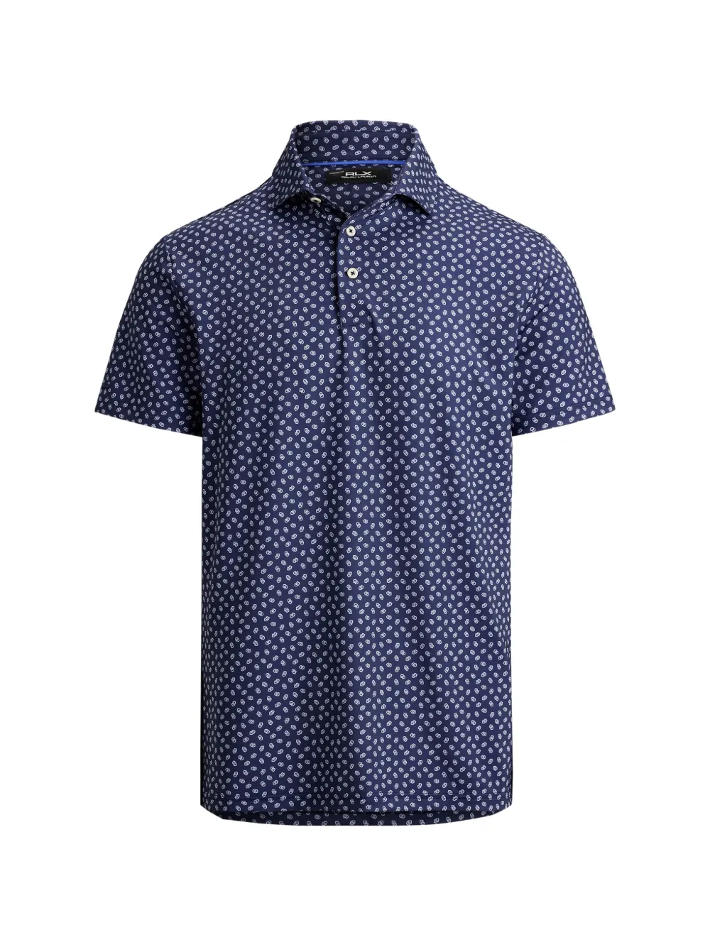 Polo Ralph Lauren Patterned Polo Shirt In Blue