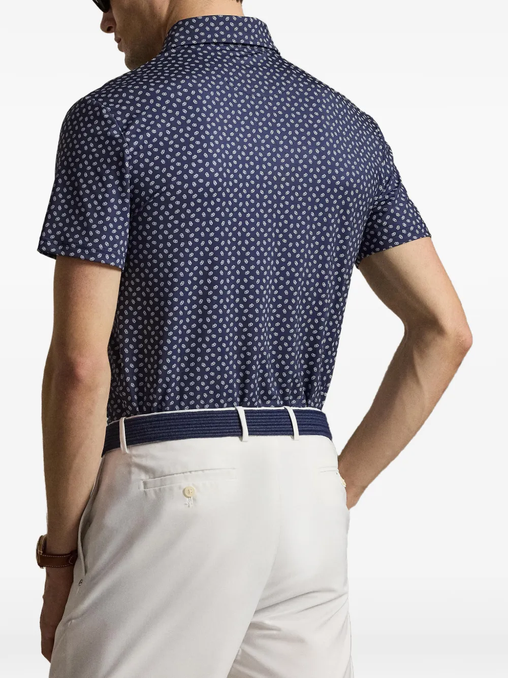 RLX Ralph Lauren Poloshirt met patroon Blauw