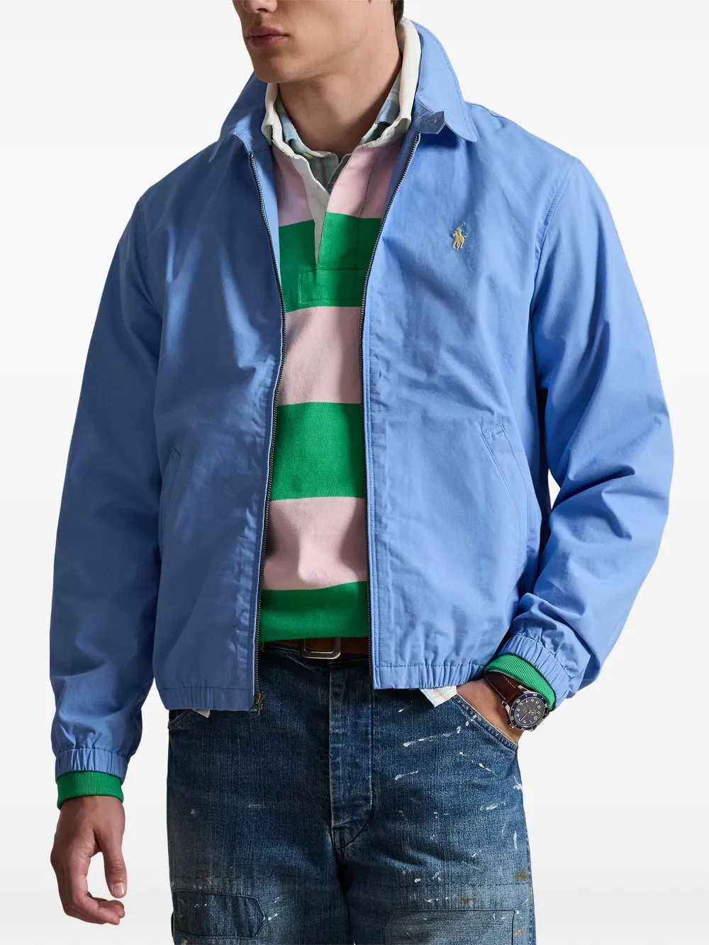 Polo Ralph Lauren Bayport katoenen jack Blauw