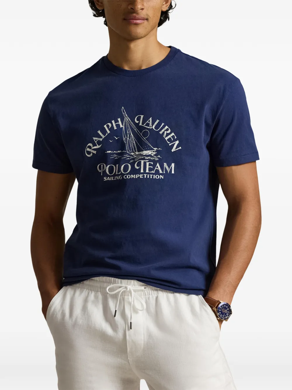  Polo Ralph Lauren Logo-print T-shirt - Blue 