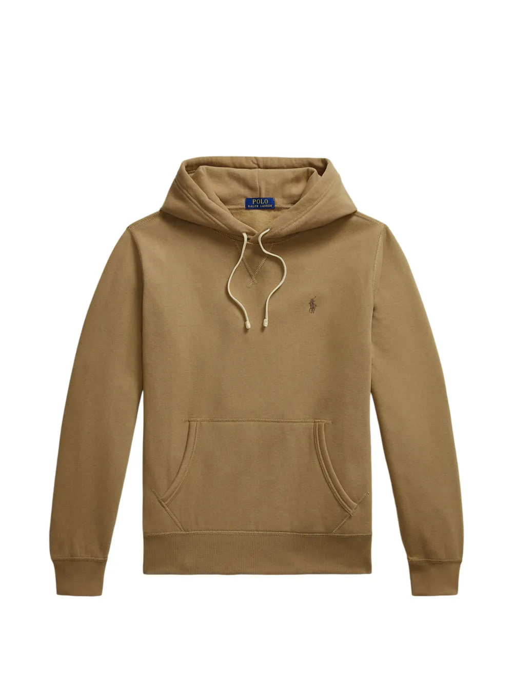 Polo Ralph Lauren drawstring kangaroo-pocket hoodie - Marrone