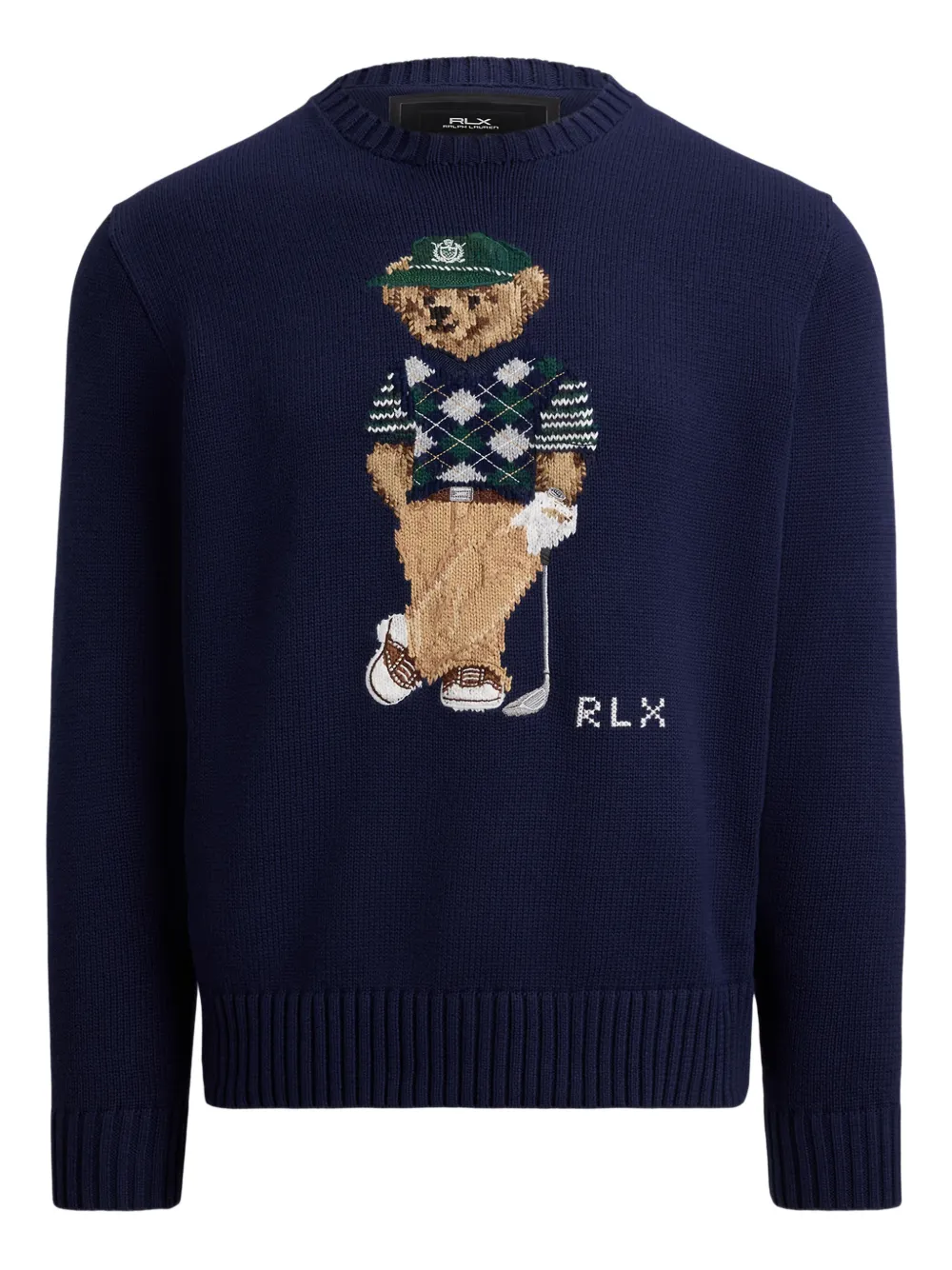 RLX Ralph Lauren bear-motif pullover - Blue