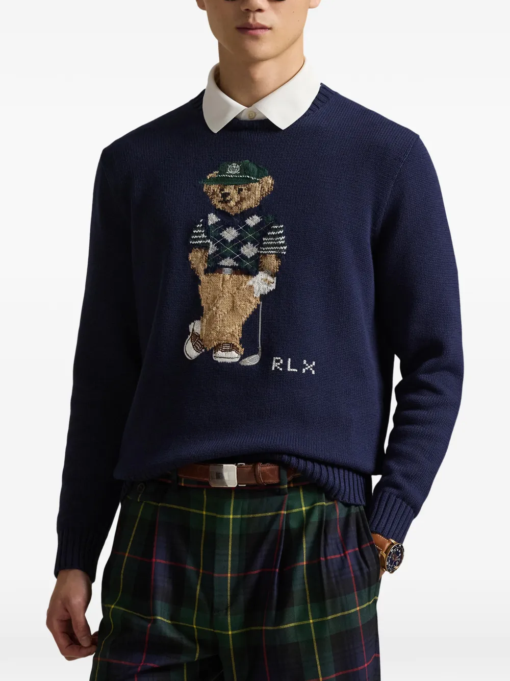  Rlx Ralph Lauren Bear-motif Pullover - Blue 