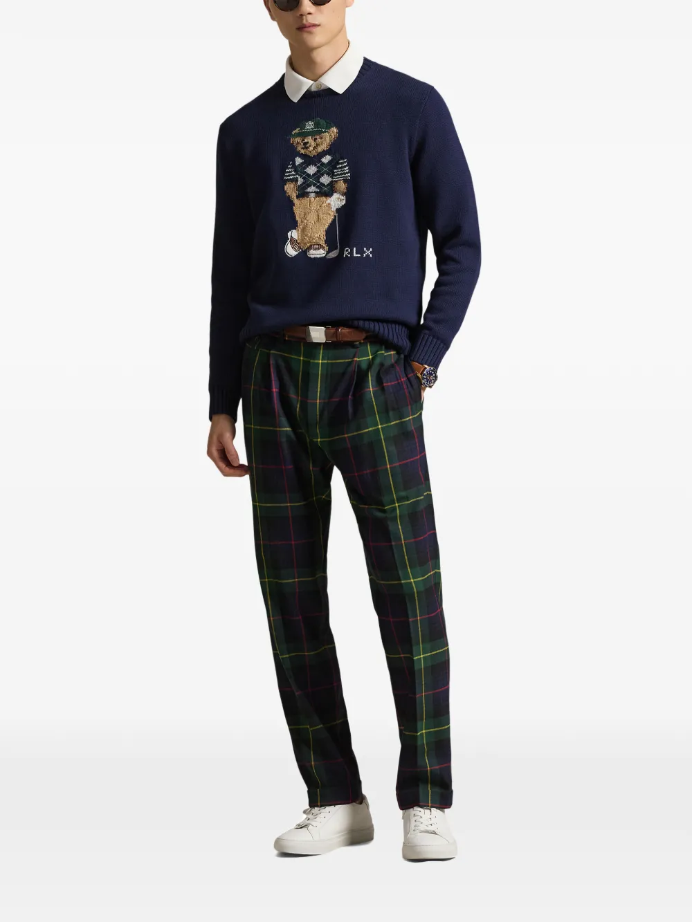 RLX Ralph Lauren Trui met beerprint - Blauw