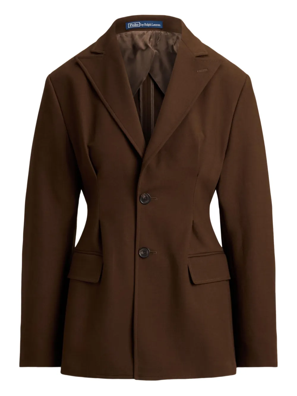 Polo Ralph Lauren Blazer monopetto in cotone misto lana - Marrone