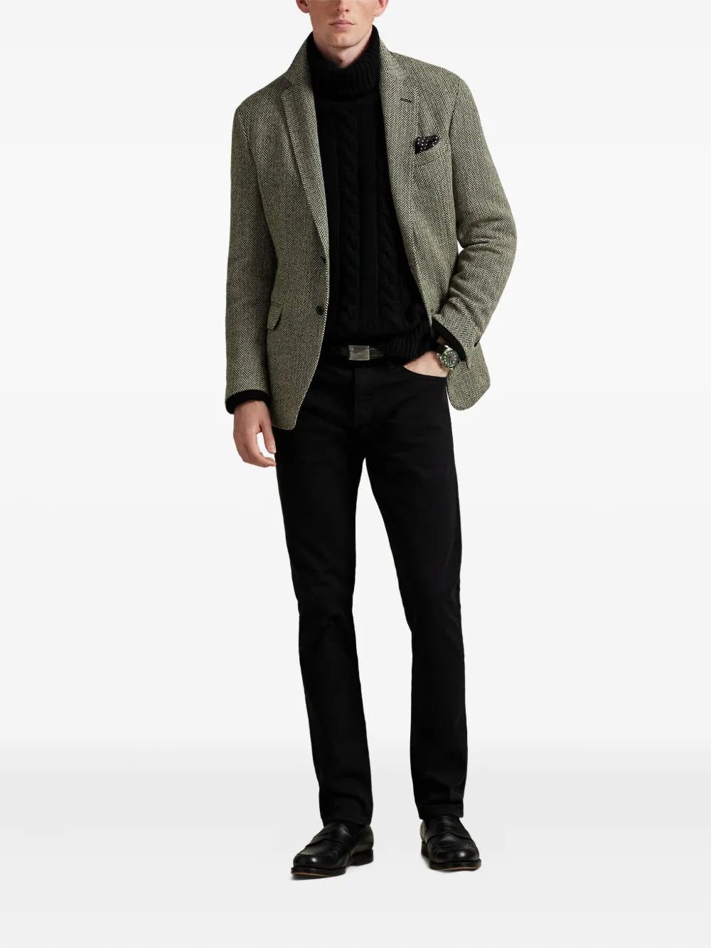 Polo Ralph Lauren Sullivan jeans met vijf zakken - Zwart