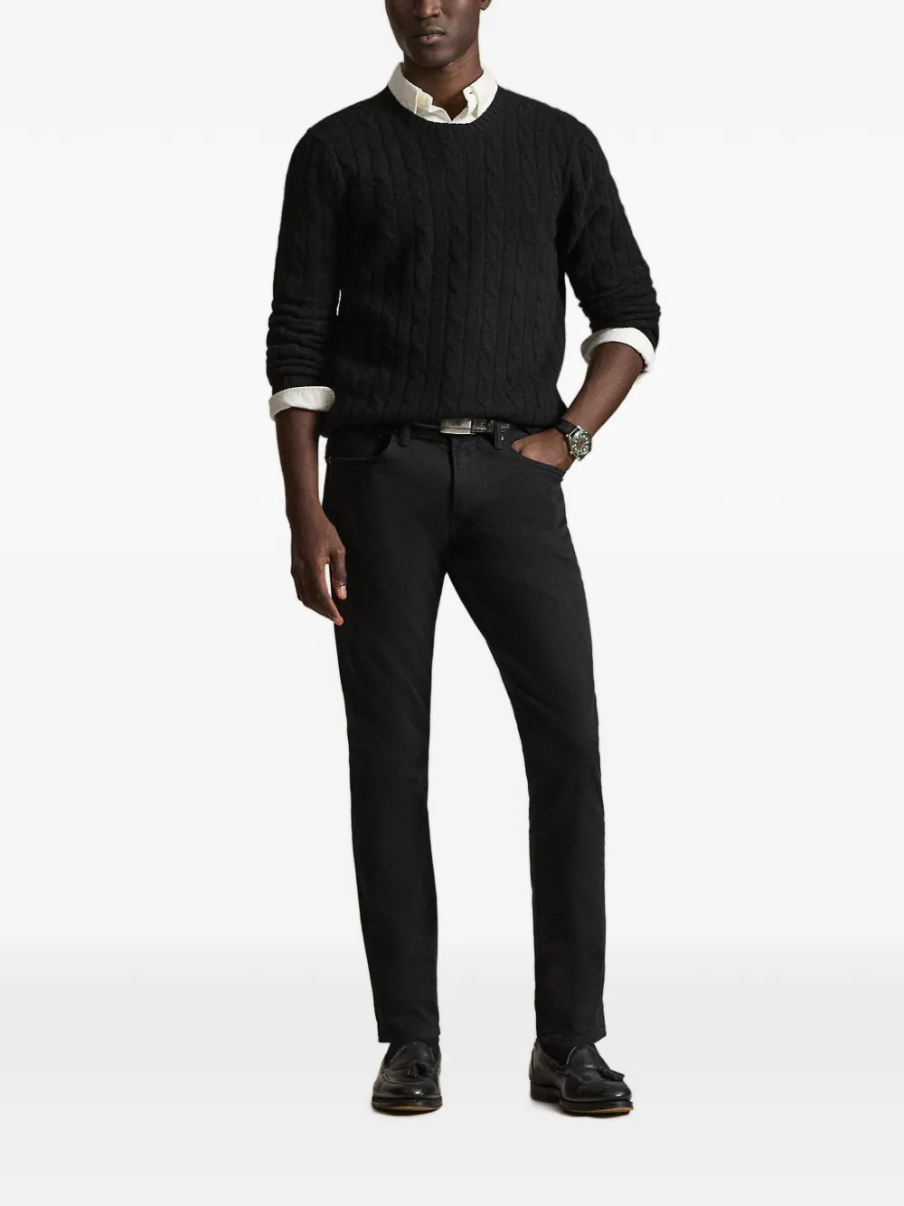Polo Ralph Lauren Sullivan jeans met vijf zakken Zwart