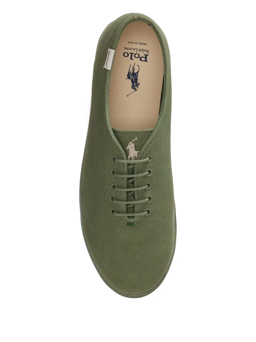 Polo Ralph Lauren Canvas sneakers Groen