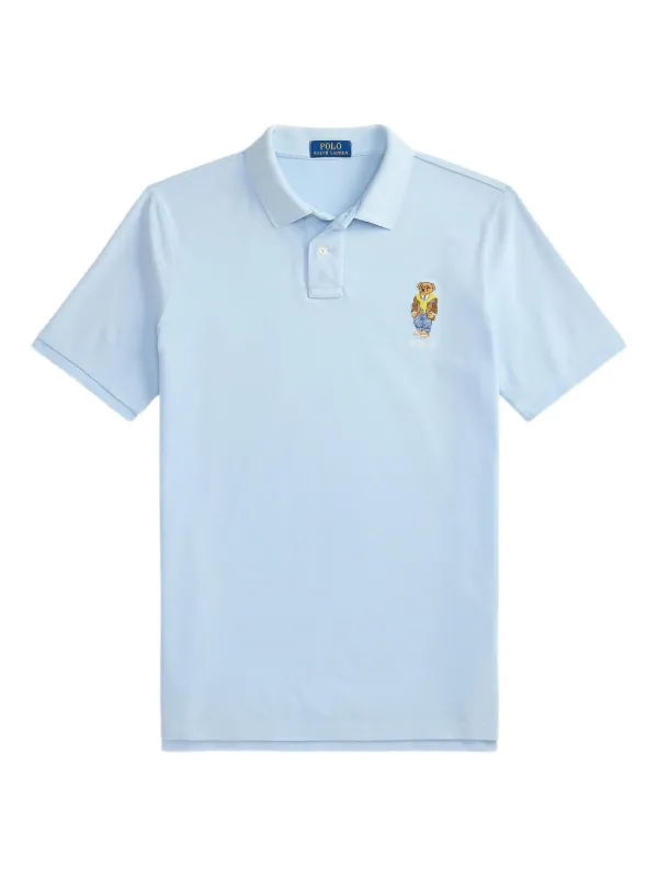polo ralph lauren ポロベア　ポロシャツ　M Polo Ralph Lauren ポロベア ポロシャツ | ブルー | FARFETCH JP